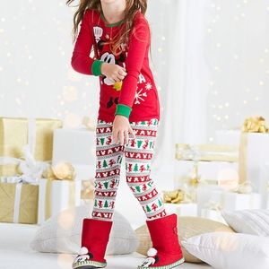 Disney Christmas Pajama Set Girls Minnie Mouse
